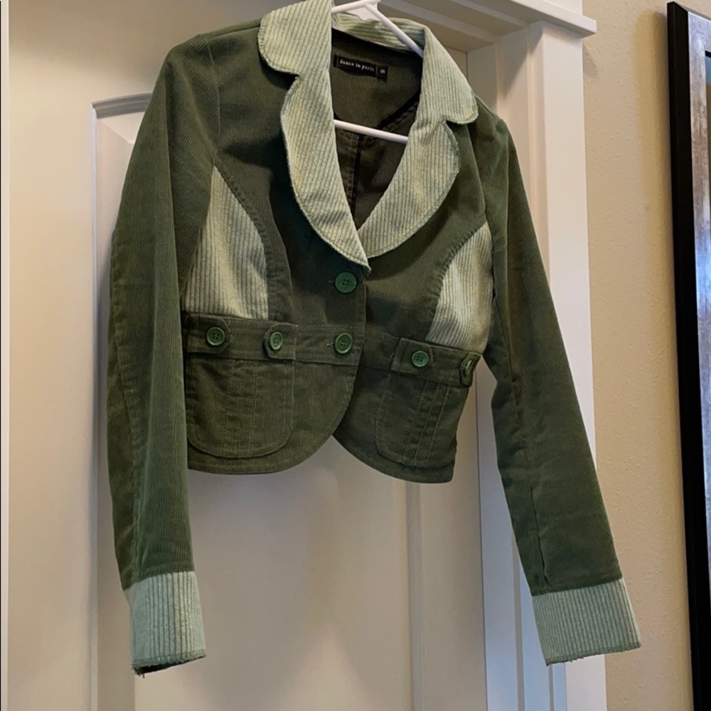 Dance in Paris Blazer Cropped Jacket Small